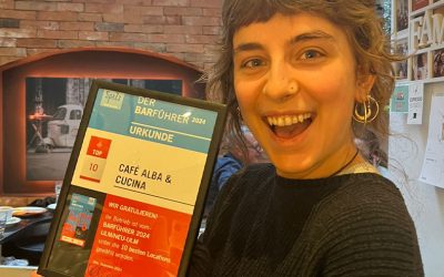 Café Alba als eine der Top 10 Locations in Ulm ausgezeichnet
